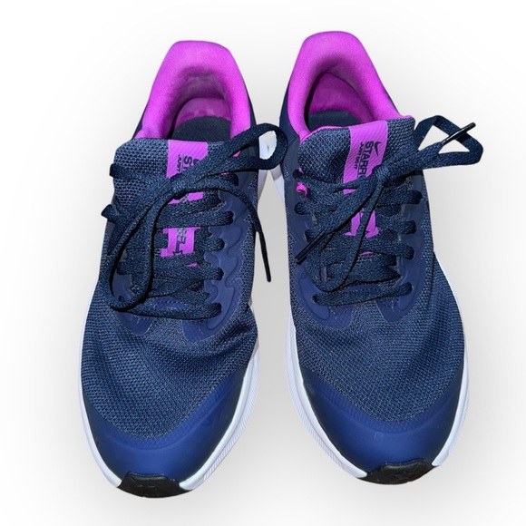 Nike Star Runner 3 "Midnight Navy/Metallic Silver" Running Sneaker - Picture 5 of 9